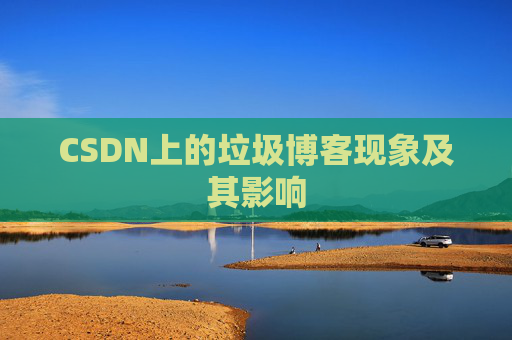 CSDN上的垃圾博客现象及其影响